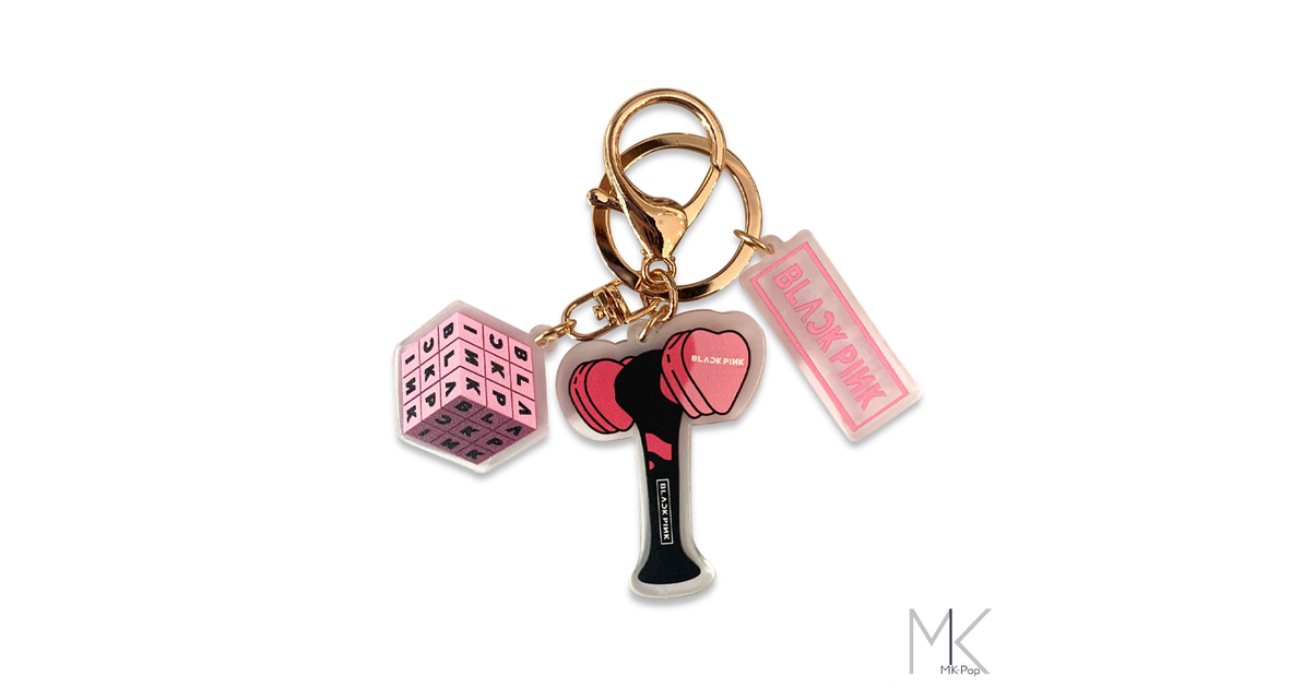 BLACKPINK Porte clés Lightstick Logo